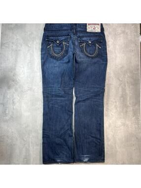 Vintage True Religion Rainbow Ricky Grunge Baggy Denim Jeans